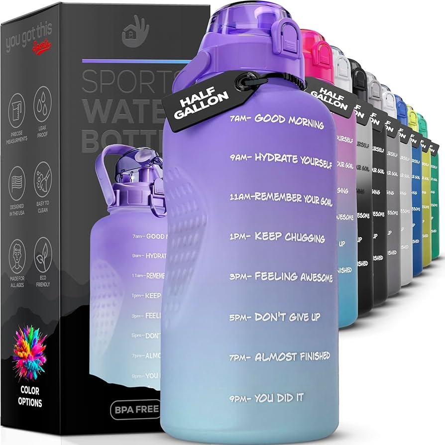 64 oz motivation water bottle